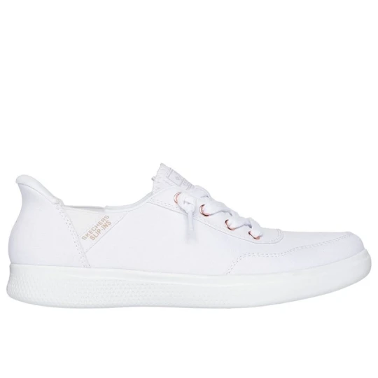 Zdjęcie produktu Buty damskie Skechers Slip-ins Bobs Skip Cute B Cute Sweet 114815WHT - białe