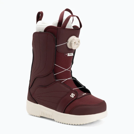 Zdjęcie produktu Buty snowboardowe damskie Salomon Pearl Boa W tawny port/tawny port/vanilla ice Bordowy