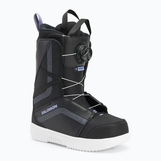 Zdjęcie produktu Buty snowboardowe damskie Salomon Scarlet Boa black/black/persian violet