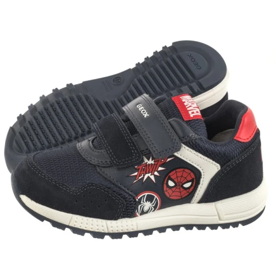 Zdjęcie produktu Buty Sportowe B Alben B.B - Suede+Nylon Navy / Red B453CB 022FU C0735 (GE154-a) Geox