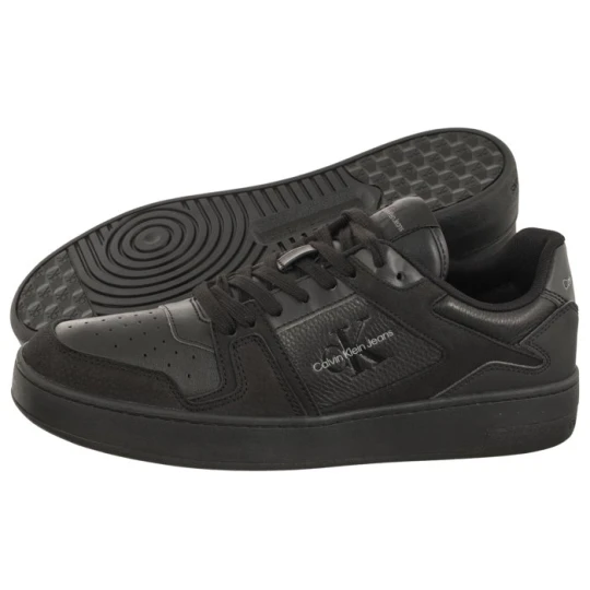Zdjęcie produktu Buty Sportowe Basket Cupsole Low Lth Ml Fad Triple Black YM0YM00884 0GT (CK417-a) Calvin Klein