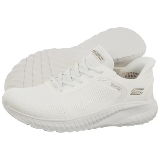 Zdjęcie produktu Buty Sportowe Bobs Squad Chaos Current Muse Slip-Ins Off White 117497 / OFWT (SK351-b) Skechers