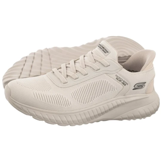 Zdjęcie produktu Buty Sportowe Bobs Squad Chaos Solid Step Slip-Ins Off White 118312 / OFWT (SK307-c) Skechers