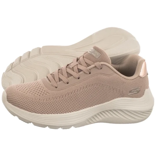 Zdjęcie produktu Buty Sportowe Bobs Squad Waves Current Look Taupe 117679/TPE (SK349-a) Skechers