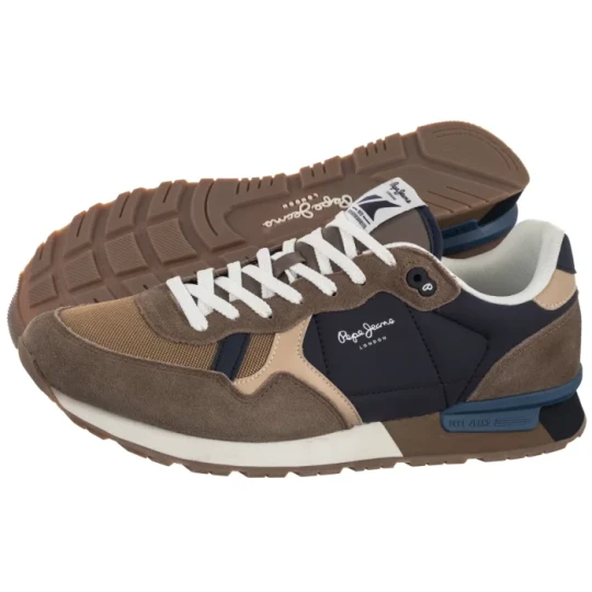 Zdjęcie produktu Buty Sportowe Brit Colors Mink Beige PMS400004 872 (PE57-a) Pepe Jeans