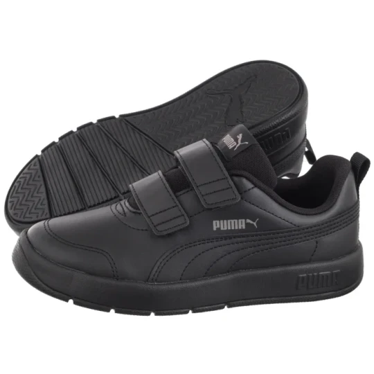 Zdjęcie produktu Buty Sportowe Courtflex V3 V Ps Black-Black / Cast Iron 397642-01 (PU594-a) Puma