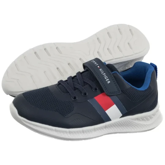 Zdjęcie produktu Buty Sportowe Flag Low Cut Lave-Up / Velcro Sneaker T1X9-34369-1843800 (TH1450-a) Tommy Hilfiger