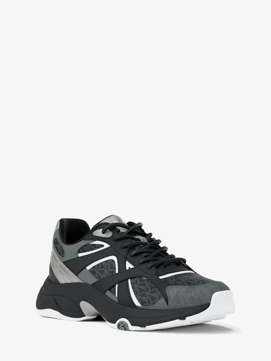 Zdjęcie produktu Buty sportowe Leo z łączonych materiałów Michael Kors CZARNY (Czarny)