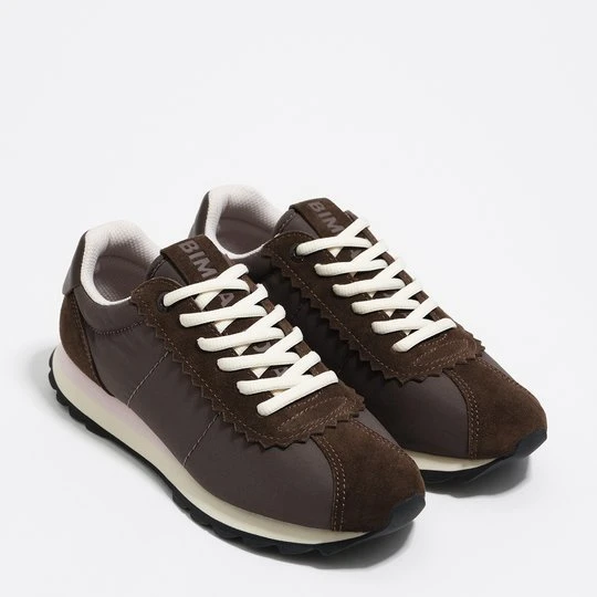 Zdjęcie produktu Buty sportowe retro dwoina i nylon 13 18 brązowe BIMBA Y LOLA