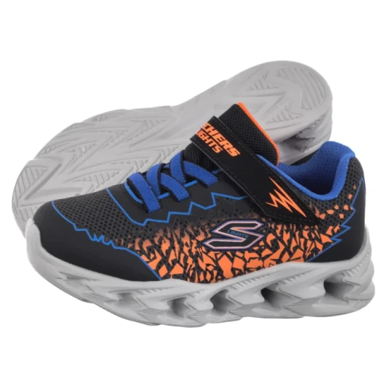 Zdjęcie produktu Buty Sportowe S Lights Vortex 2.0 - Zorento Blk / Blu / Orange 400603N / BBOR (SK233-a) Skechers