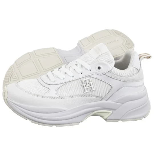 Zdjęcie produktu Buty Sportowe TH Chunky Runner White FW0FW08474 YBS (TH1323-a) Tommy Hilfiger