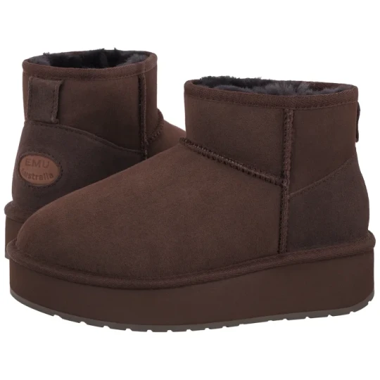 Zdjęcie produktu Buty Stinger Micro Flatform 2.0 Chocolate W13296 (EM552-f) EMU Australia