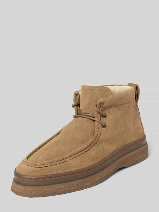 Zdjęcie produktu Buty sznurowane z fakturowaną podeszwą Gant Piaskowy
