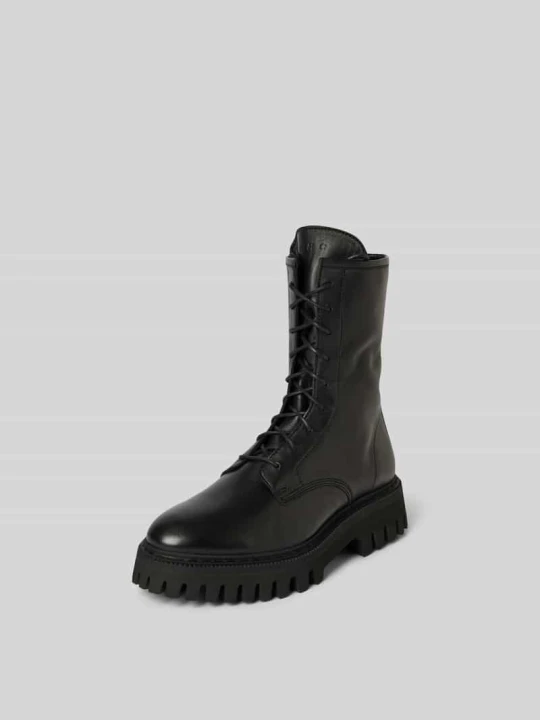 Zdjęcie produktu Buty sznurowane z fakturowaną podeszwą IRO Czarny