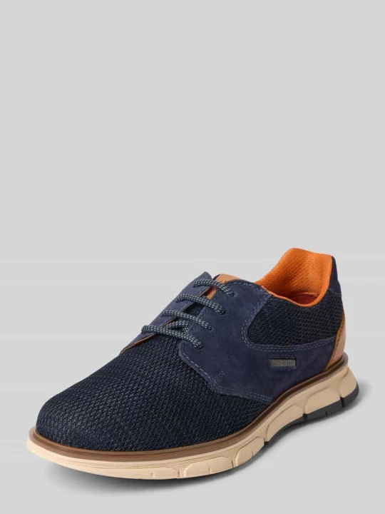 Zdjęcie produktu Buty sznurowane z mieszanki skóry model 'Don' Bugatti Granatowy