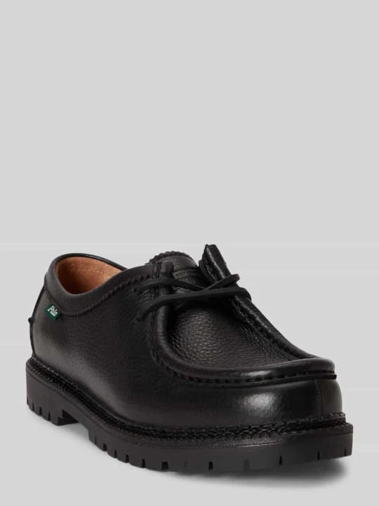 Zdjęcie produktu Buty sznurowane z naturalnej skóry bydlęcej model 'JETT APRON' Polo Ralph Lauren Czarny