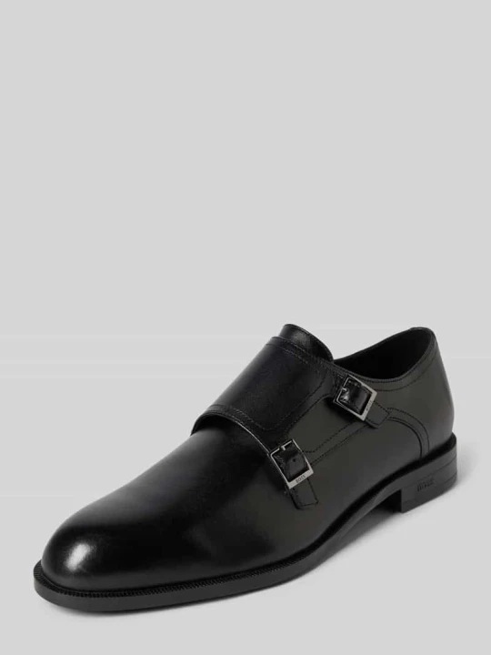 Zdjęcie produktu Buty sznurowane z naturalnej skóry bydlęcej model ‘TAYIL’ Boss Czarny
