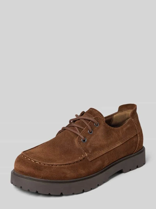 Zdjęcie produktu Buty sznurowane z naturalnej skóry model 'Highwood' Birkenstock Ciemnobrązowy