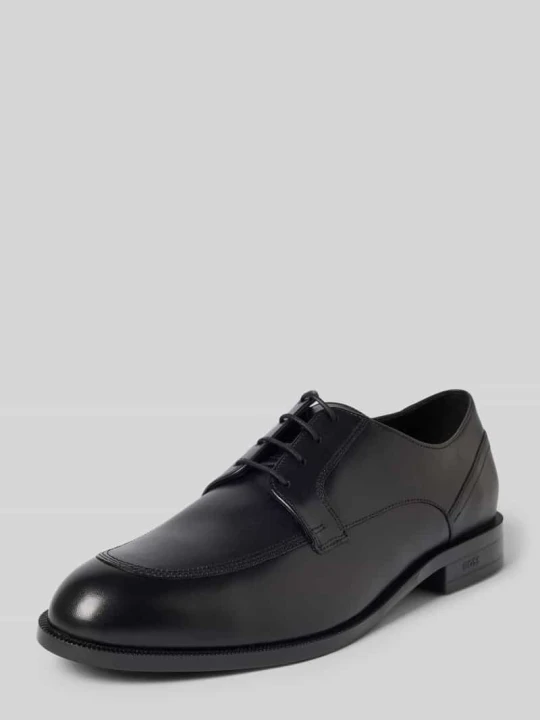 Zdjęcie produktu Buty sznurowane z naturalnej skóry model 'Tayil_Derb' Boss Czarny