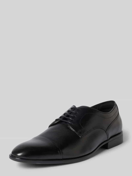 Zdjęcie produktu Buty sznurowane z naturalnej skóry model 'Thalos' Geox Czarny