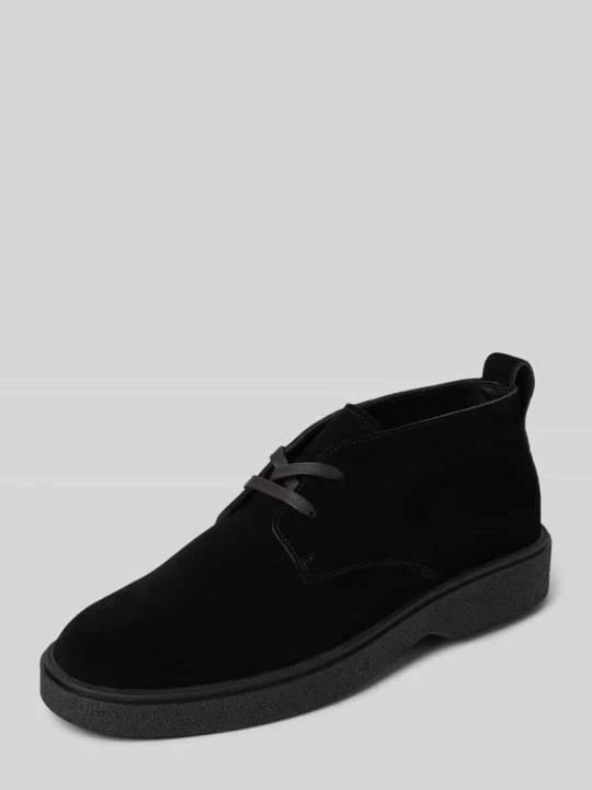 Zdjęcie produktu Buty sznurowane ze skóry naturalnej model ‘Desert’ Calvin Klein Czarny