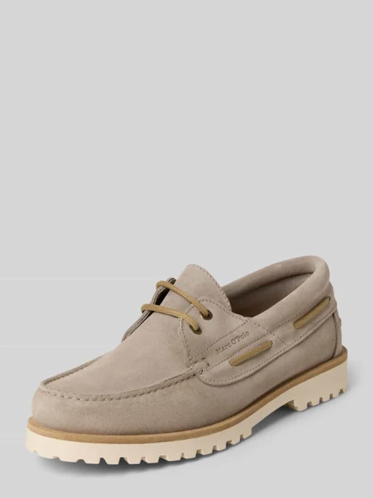 Zdjęcie produktu Buty sznurowane ze skóry welurowej Model 'LEVI 1B' Marc O'Polo