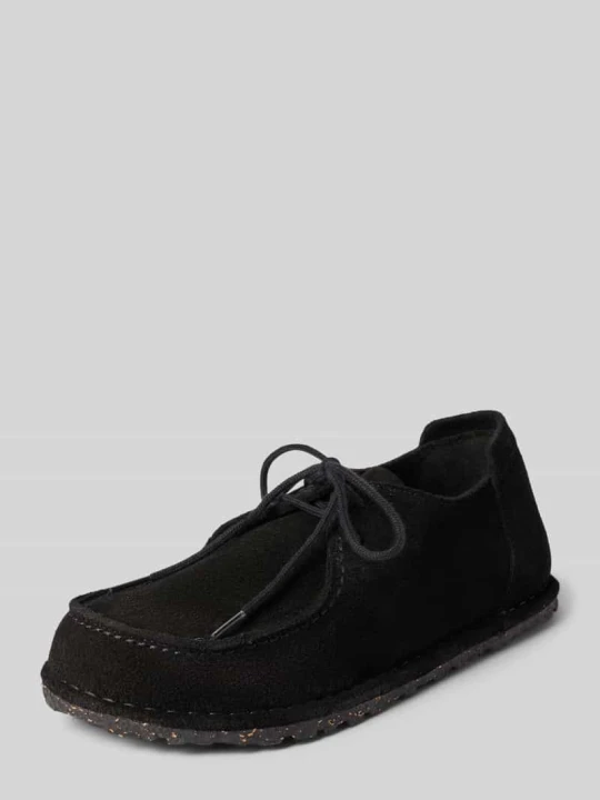 Zdjęcie produktu Buty sznurowane ze skóry z wytłaczanym logo model 'UTTI LACE' Birkenstock czarny