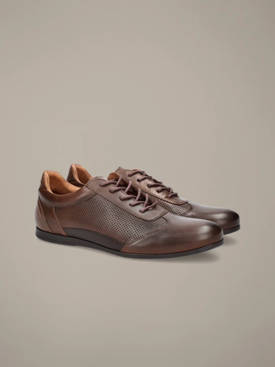Zdjęcie produktu Buty Teksas Ciemnobrązowe Lancerto Ciemny brąz