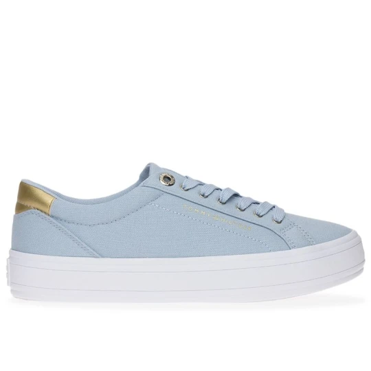 Zdjęcie produktu Buty damskie Tommy Hilfiger Essential Vulc Canvas FW0FW07682-C1O - niebieskie