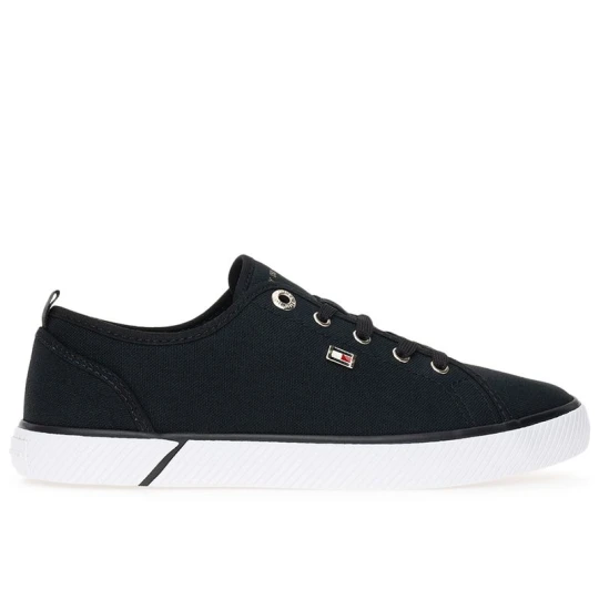 Zdjęcie produktu Buty damskie Tommy Hilfiger Vulc Canvas FW0FW08063-BDS - czarne