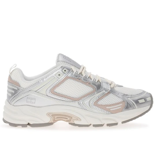 Zdjęcie produktu Buty damskie Tommy Jeans Archive Runner EN0EN02680-PJ5 - srebrne Tommy Hilfiger