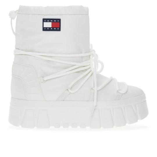 Zdjęcie produktu Buty Tommy Jeans Hybrid Boot EN0EN02601-YBL - białe Tommy Hilfiger