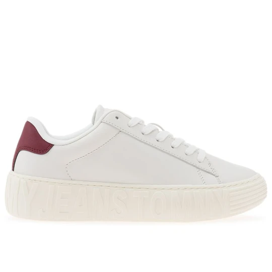 Zdjęcie produktu Buty Tommy Jeans TJW New Cupsole Leath LC EN0EN02273-YBL - białe Tommy Hilfiger