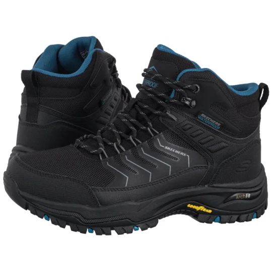 Zdjęcie produktu Buty Trekkingowe Arch Fit Dawson - Raveno Black 204634 / BLK (SK298-a) Skechers