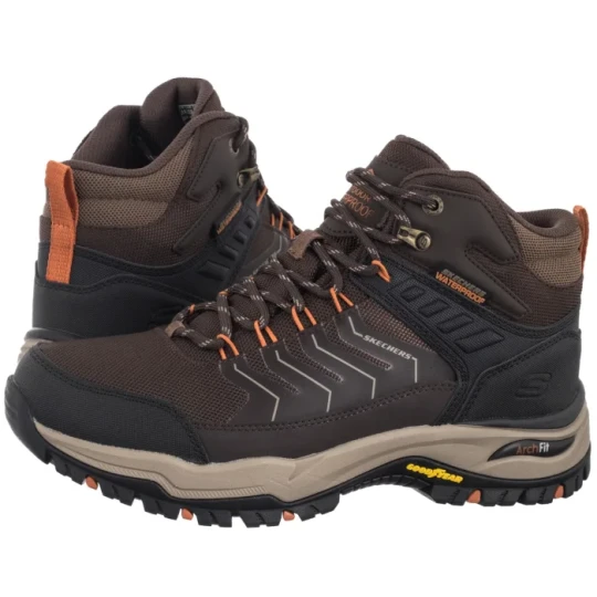 Zdjęcie produktu Buty Trekkingowe Arch Fit Dawson - Raveno Brown 204634/BRN (SK298-b) Skechers