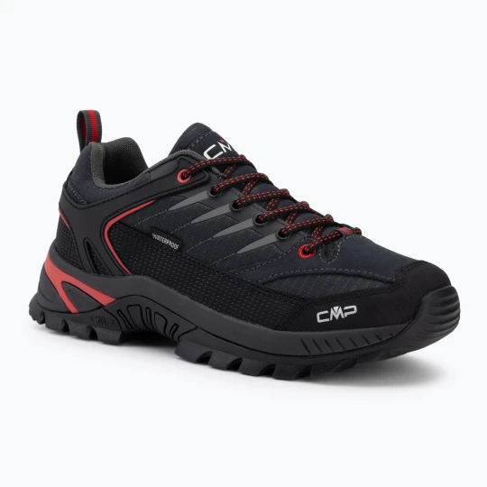 Zdjęcie produktu Buty trekkingowe męskie CMP Rigel 2.0 Low Waterproof titanio / ferrari Czarny