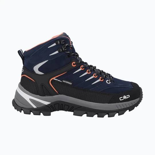 Zdjęcie produktu Buty trekkingowe damskie CMP Rigel 2.0 Mid Waterproof b.blue / ghiaccio / marigold Granatowy
