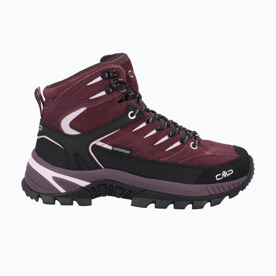 Zdjęcie produktu Buty trekkingowe damskie CMP Rigel 2.0 Mid Waterproof plum / soft pink Bordowy