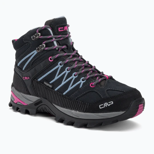 Zdjęcie produktu Buty trekkingowe damskie CMP Rigel Mid Wp titanio / skyway Czarny