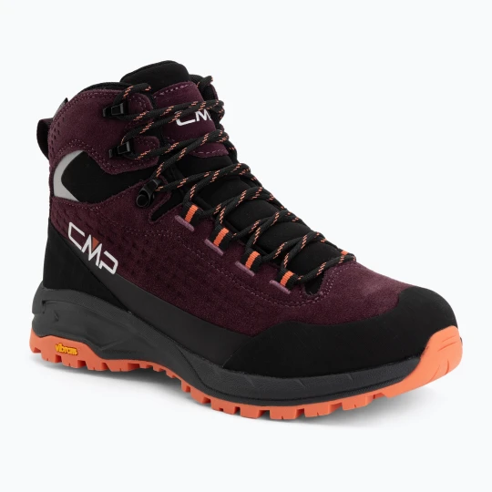 Zdjęcie produktu Buty trekkingowe damskie CMP Vertyx Mid Waterproof blackberry / marigold Bordowy