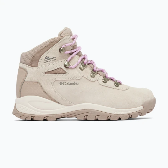 Zdjęcie produktu Buty trekkingowe damskie Columbia Newton Ridge Plus Wp Amped dark stone / cosmos Beżowy