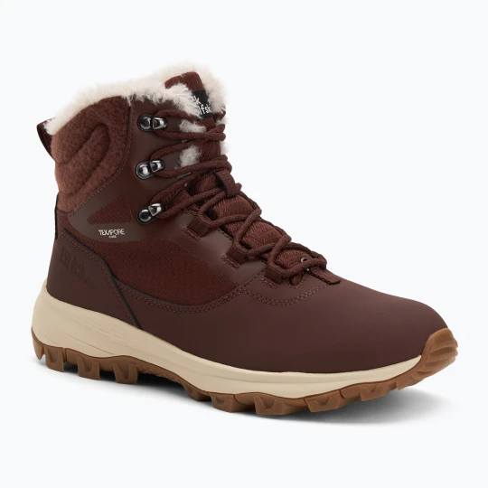 Zdjęcie produktu Buty damskie Jack Wolfskin Everquest Texapore High dark mahogany Bordowy