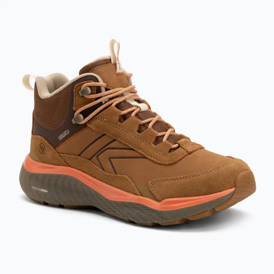 Zdjęcie produktu Buty trekkingowe damskie Keen Leiki Leather Mid Waterproof chipmunk / bison Brązowy