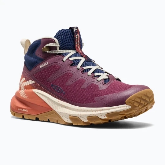 Zdjęcie produktu Buty trekkingowe damskie KEEN Targhee Apex Mid Wp fig / burnt brick Bordowy