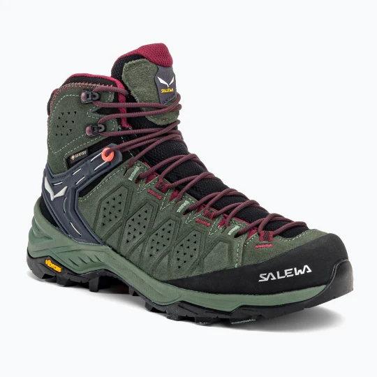 Zdjęcie produktu Buty trekkingowe damskie Salewa Alp Trainer 2 Mid GTX duck green / rhododendon