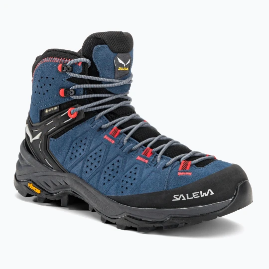 Zdjęcie produktu Buty trekkingowe damskie Salewa Alp Trainer 2 Mid GTX java blue/fluo coral