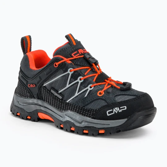 Zdjęcie produktu Buty trekkingowe dziecięce CMP Rigel Low Wp antracite / flash orange Szary