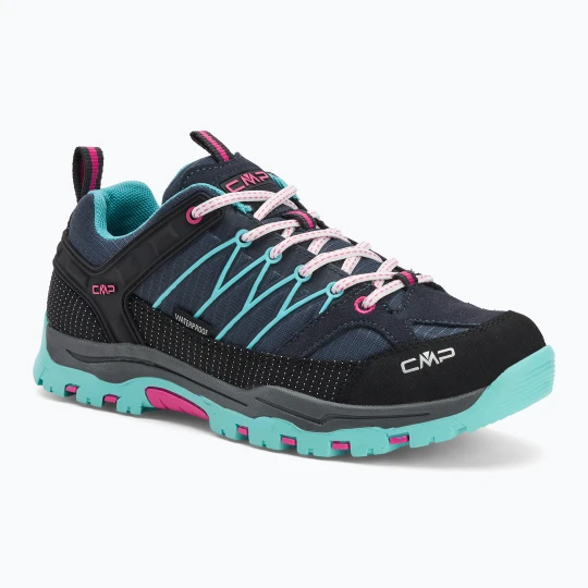 Zdjęcie produktu Buty trekkingowe dziecięce CMP Rigel Low Wp b.blue/acqua Granatowy