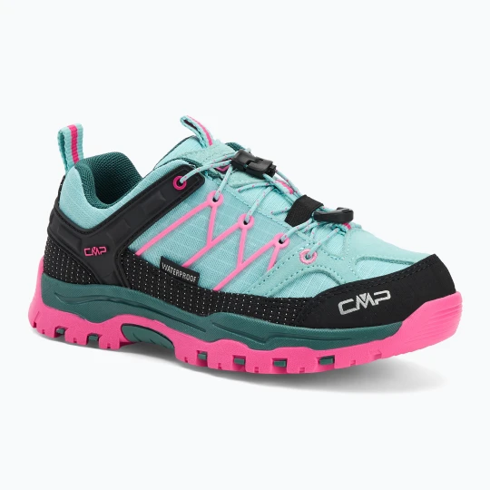 Zdjęcie produktu Buty trekkingowe dziecięce CMP Rigel Low Wp opale / bubblegum Niebieski