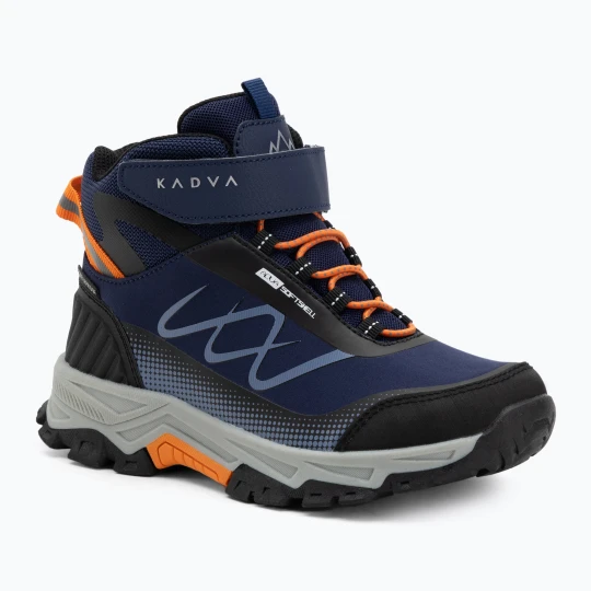 Zdjęcie produktu Buty trekkingowe dziecięce KADVA Rocky Trail Mid WaterProof Softshell granatowy